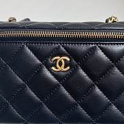 Chanel SS2021 Vanity Case Bag in Black 17x9.5x8cm - 5