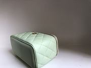 Chanel SS2021 Vanity Case Bag in Light Green 17x9.5x8cm - 2