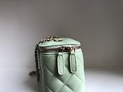 Chanel SS2021 Vanity Case Bag in Light Green 17x9.5x8cm - 3