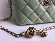 Chanel SS2021 Vanity Case Bag in Light Green 17x9.5x8cm - 5