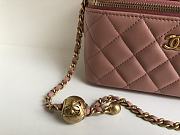 Chanel SS2021 Vanity Case Bag in Pink 17x9.5x8cm - 4