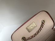 Chanel SS2021 Vanity Case Bag in Pink 17x9.5x8cm - 5