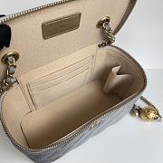 Chanel SS2021 Vanity Case Bag in Grey 17x9.5x8cm - 3