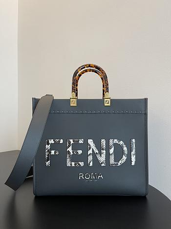 Fendi Sunshine Bag in Black 35x17x31cm