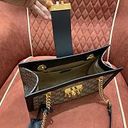 Gucci Padlock GG Medium Shoulder Bag GG Supreme Black Leather 26x18x10cm - 5