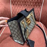 Gucci Padlock GG Medium Shoulder Bag GG Supreme Black Leather 26x18x10cm - 4