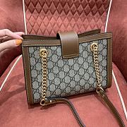 Gucci Padlock GG Medium Shoulder Bag GG Supreme Brown Leather 26x18x10cm - 5