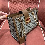 Gucci Padlock GG Medium Shoulder Bag GG Supreme Brown Leather 26x18x10cm - 2