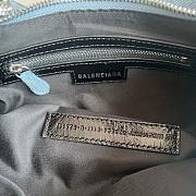 Balenciaga Le Cagole Denim Shoulder Bag 33x16x8cm - 4