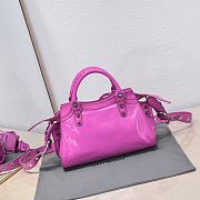 Balenciaga Pink XS Neo Cagole Top Handle Bag 26x11x18cm - 4