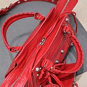 Balenciaga Red XS Neo Cagole Top Handle Bag 26x11x18cm - 2