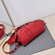 Balenciaga Red XS Neo Cagole Top Handle Bag 26x11x18cm - 4