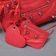 Balenciaga Red XS Neo Cagole Top Handle Bag 26x11x18cm - 5