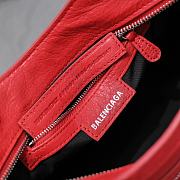 Balenciaga Red XS Neo Cagole Top Handle Bag 26x11x18cm - 6