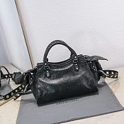 Balenciaga Black XS Neo Cagole Top Handle Bag 26x11x18cm - 3