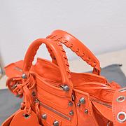 Balenciaga Orange XS Neo Cagole Top Handle Bag 26x11x18cm - 4