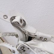 Balenciaga White XS Neo Cagole Top Handle Bag 26x11x18cm - 6