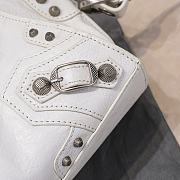Balenciaga White XS Neo Cagole Top Handle Bag 26x11x18cm - 3