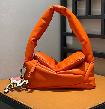 Loewe Puzzle Hobo Orange Bag 31x16x15cm