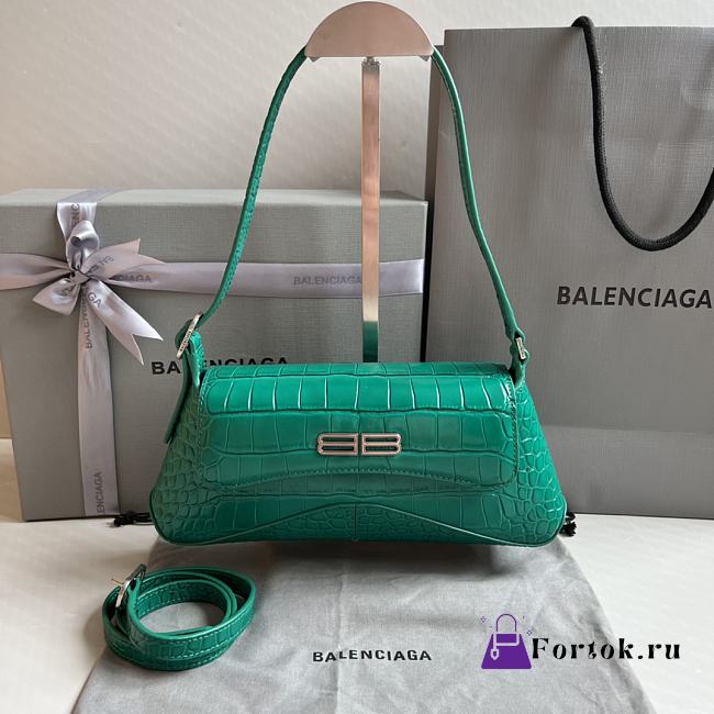 Balenciaga Damen XX Kleine Flap-Tasche in Green 27x4.8x15.5cm  - 1