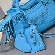 Balenciaga Blue XS Neo Cagole Top Handle Bag 26x11x18cm - 2