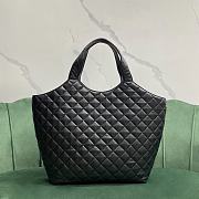 Saint Laurent Icare Maxi Shopping Bag in Black 38x8x43cm - 2