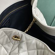 Saint Laurent Icare Maxi Shopping Bag in White 38x8x43cm - 5