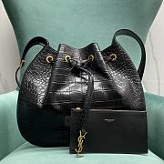 Saint Laurent Paris Vii Large Flat Hobo Bag 43x1x33cm - 1