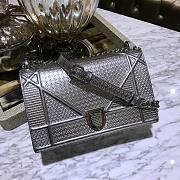 Dior Diorama Silver Bag 25cm - 1