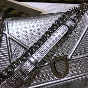 Dior Diorama Silver Bag 25cm - 4