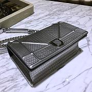 Dior Diorama Silver Bag 25cm - 3