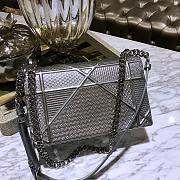 Dior Diorama Silver Bag 25cm - 2