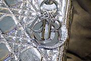 Dior Lady My ABCDior Bag in Silver 17cm - 6