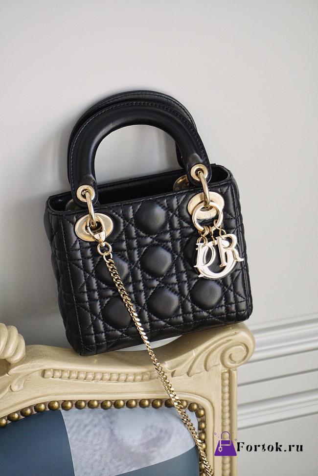 Dior Lady My ABCDior Bag in Black 17cm - 1
