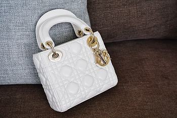 Dior Lady My ABCDior Bag in White 17cm