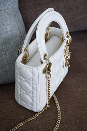 Dior Lady My ABCDior Bag in White 17cm - 6