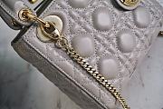 Dior Lady My ABCDior Bag in Beige 17cm - 4