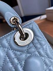 Dior Lady My ABCDior Bag in Blue 17cm - 6