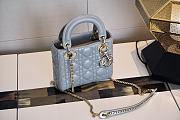 Dior Lady My ABCDior Bag in Grey 17cm - 2