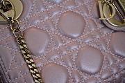 Dior Lady My ABCDior Bag in Pink 17cm - 5
