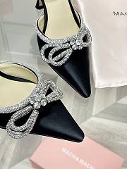 Mach&Mach Double Bow Heels in Black - 6