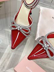 Mach&Mach Double Bow Heels in Red - 2