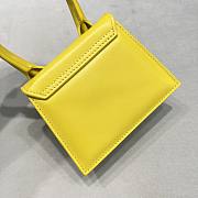 Jacquemus Le Chiquito Mini Yellow Smooth Leather Bag 12x8x5cm - 6