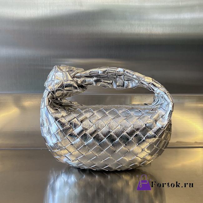 Bottega Veneta Candy Jodie Bag in Silver 23x28x8cm - 1