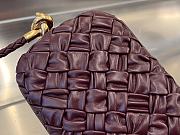 Bottega Veneta Leather Knot Minaudiere Shoulder Bag in Red 20x12x5.5cm - 3
