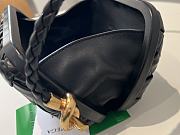 Bottega Veneta Leather Knot Minaudiere Shoulder Bag in Black 20x12x5.5cm - 4
