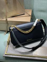 Bvlgari Serpenti East West Maxi Chain Bag in Black 28x14.5x6.5cm - 5