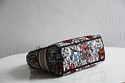 Dior Lady D-Lite Embroidered Flower Hibiscus Bag 24x20x11cm - 6