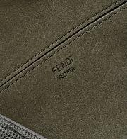 Fendi Women's Green Baguette Chain Medium Shoulder Bag 24×6×13cm - 3