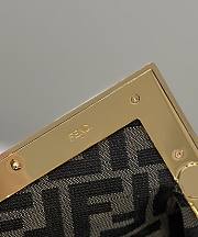 Fendi First Small Gold Laminated Leather Bag 26×9.5×18cm - 4